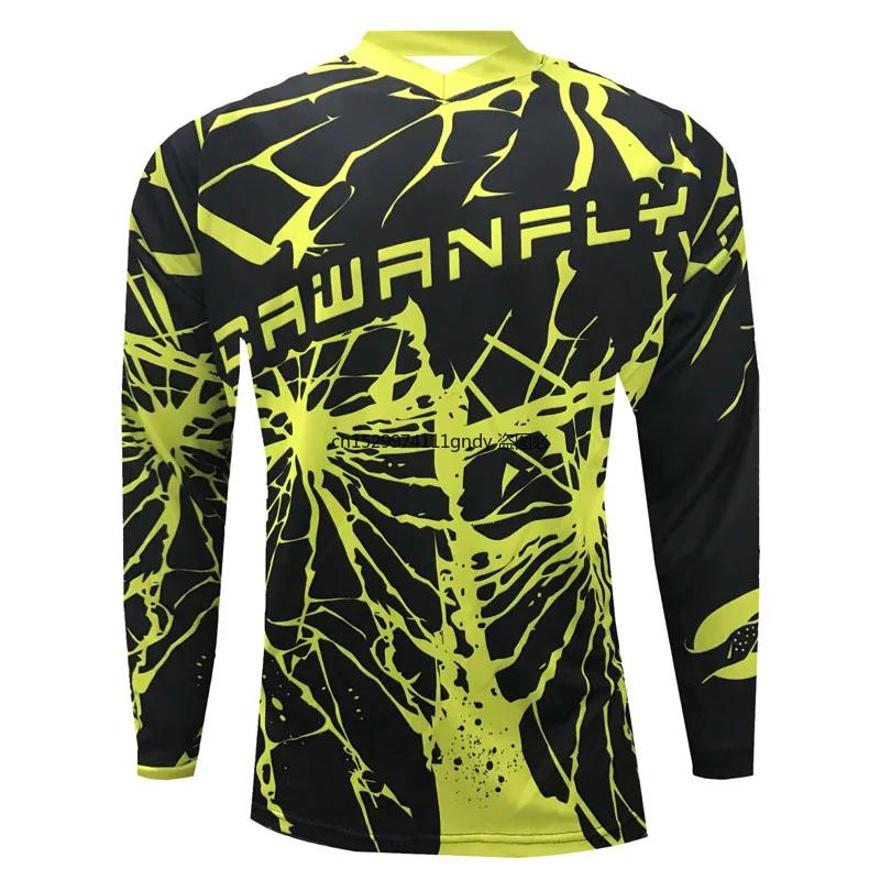 긴 소매 MTB 저지 퀵 드라이 모토 크로스 착용 BMX 사이클링 산악 자전거 의류 내리막 DH 스포츠 T 셔츠